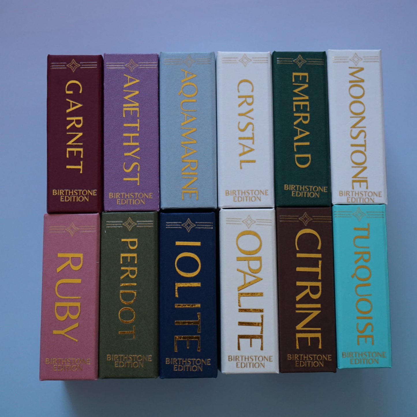 Stella Birthstone Jewelry Set – Star Necklace & Huggie Earrings | Birthstone Gift Set