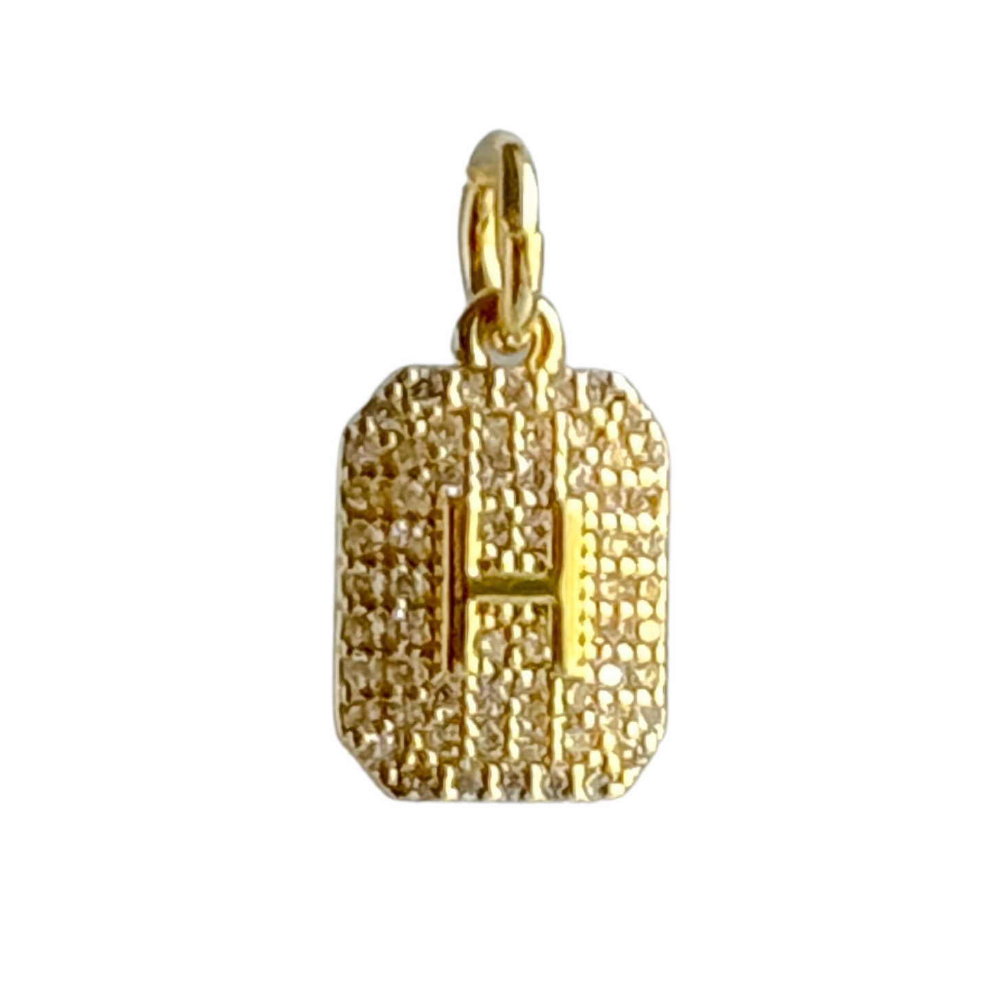CZ Initial Charm - Layer It Jewelry