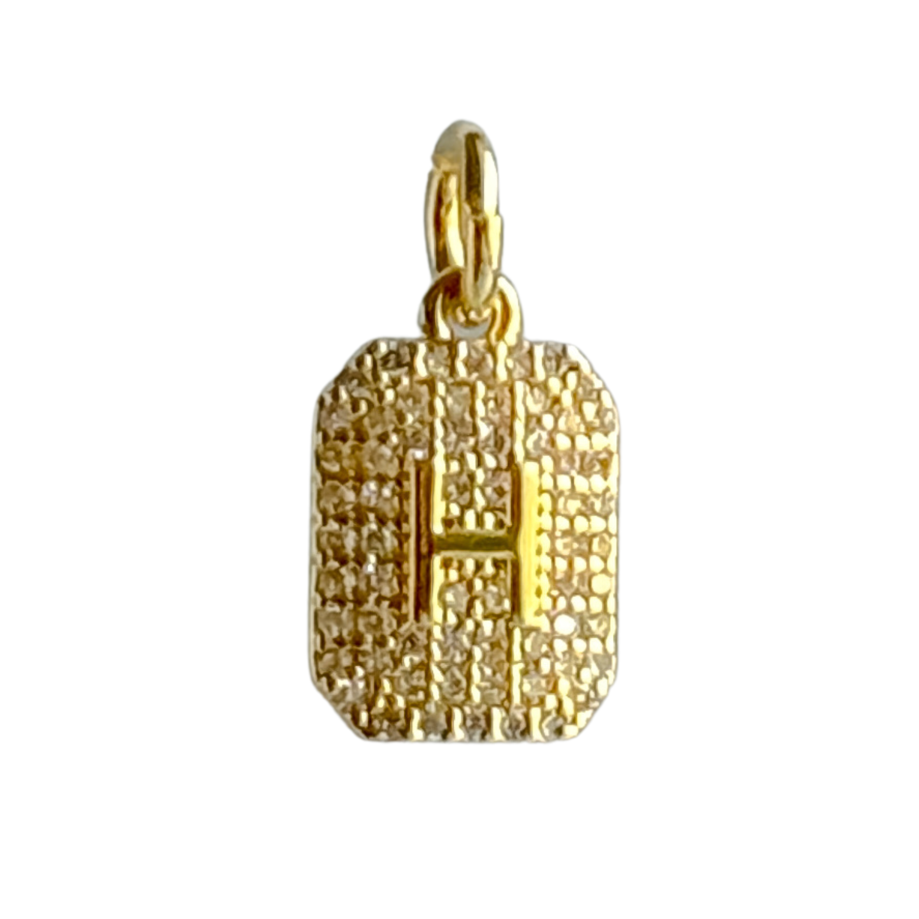 CZ Initial Charm - Layer It Jewelry