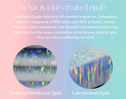 The Yellow & Orange Lab Opal Hoops - Layer It Jewelry