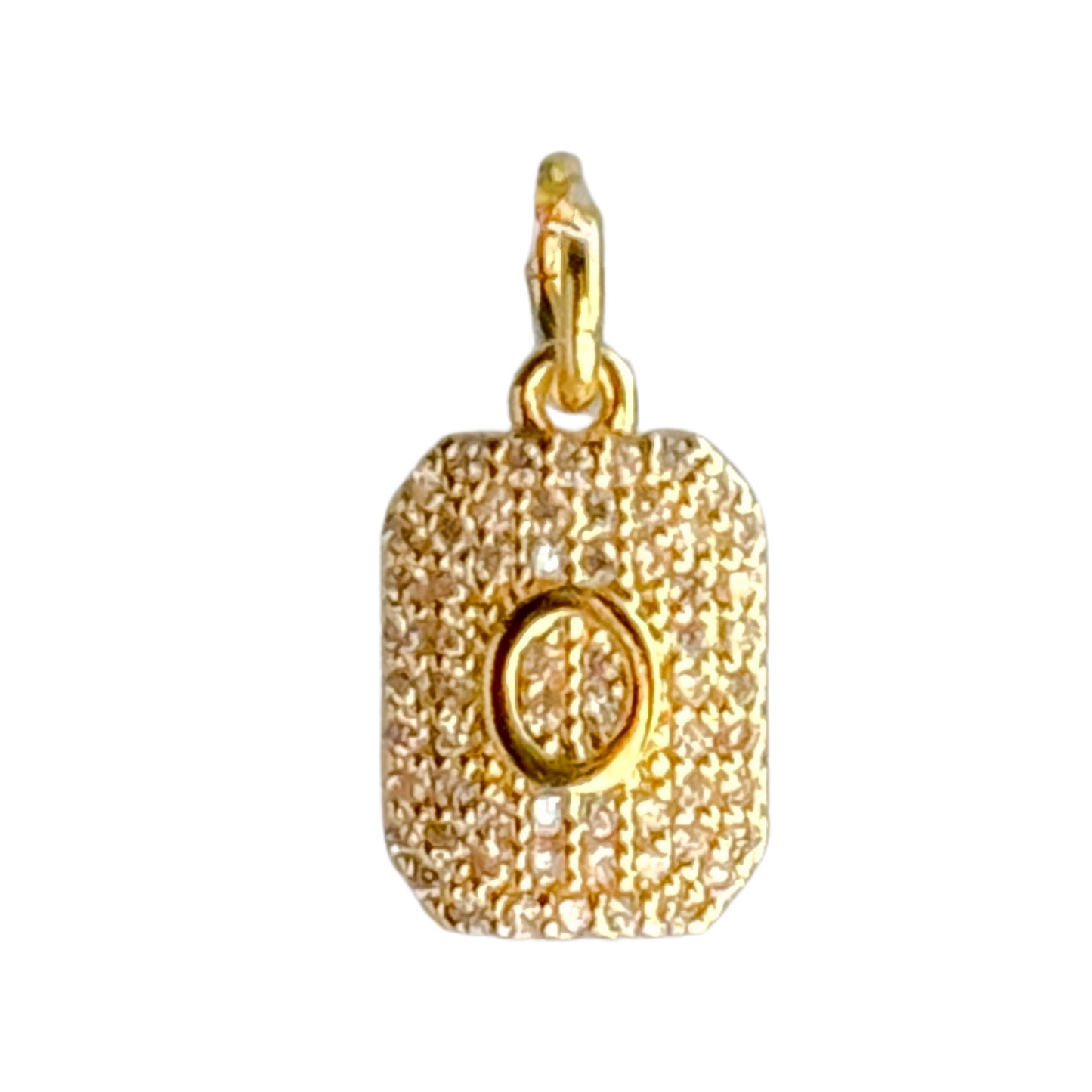 CZ Initial Charm - Layer It Jewelry