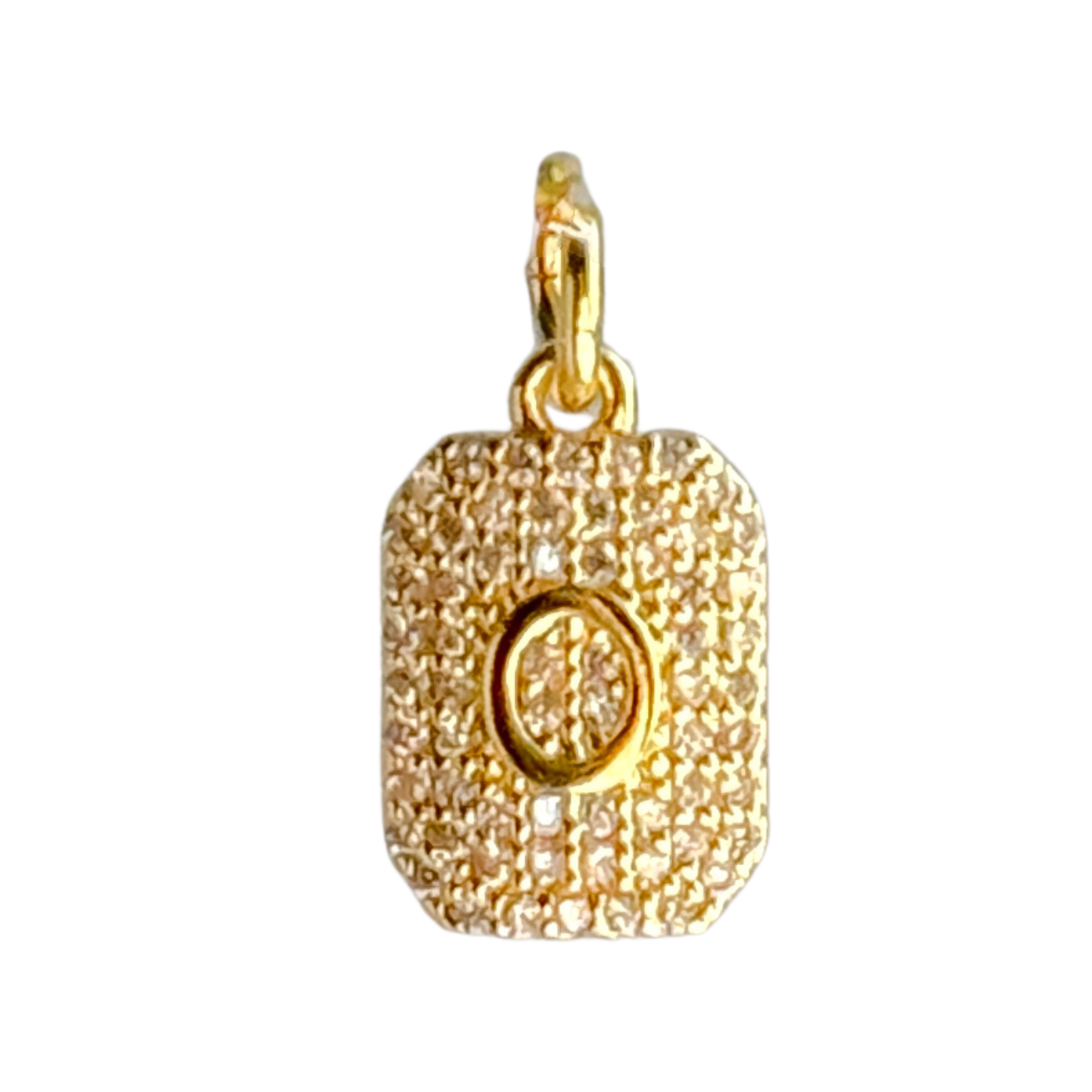 CZ Initial Charm - Layer It Jewelry