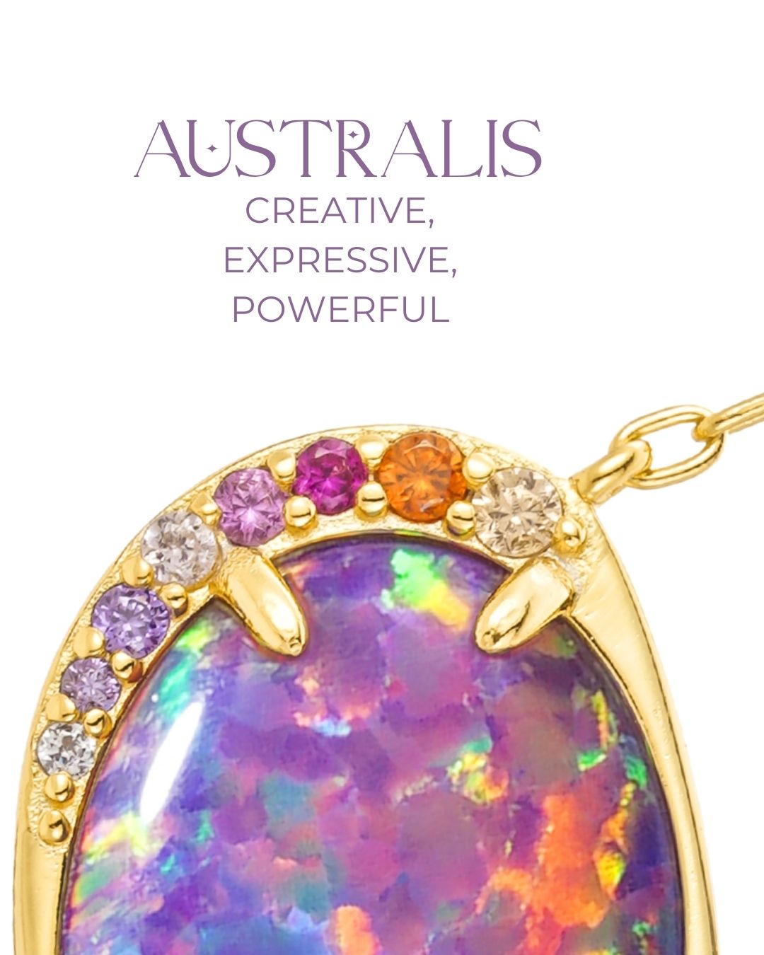 Australis Opal Aurora Necklace