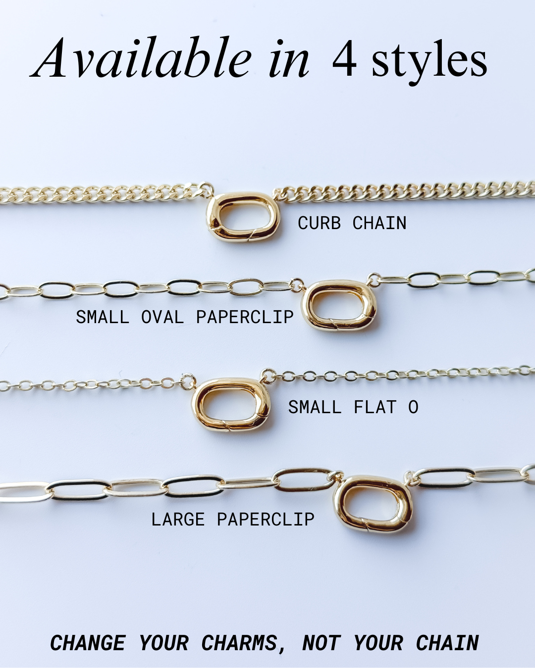 Charm Catcher Necklace – Swappable Charm Jewelry - Layer It Jewelry