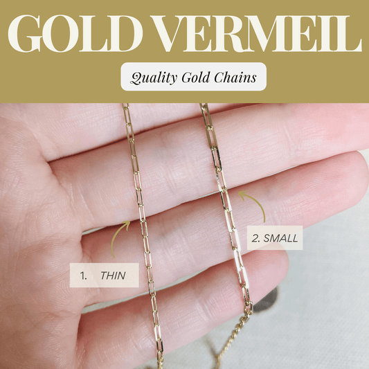 Custom Chain- Gold Vermeil - Layer It Jewelry