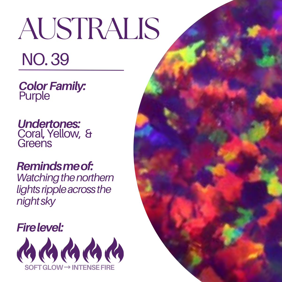 The Purple Lab Opal Hoops - Layer It Jewelry