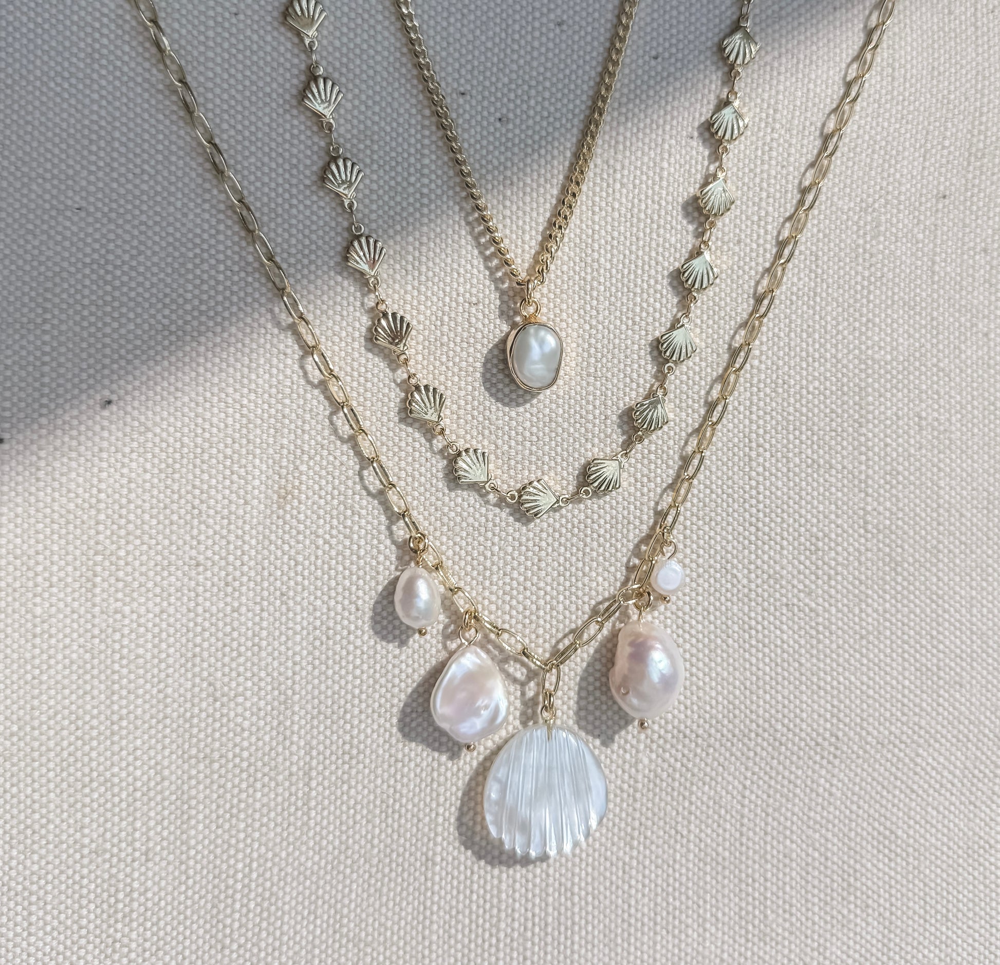 Born of the Sea Charm Necklace - Layer It Jewelry