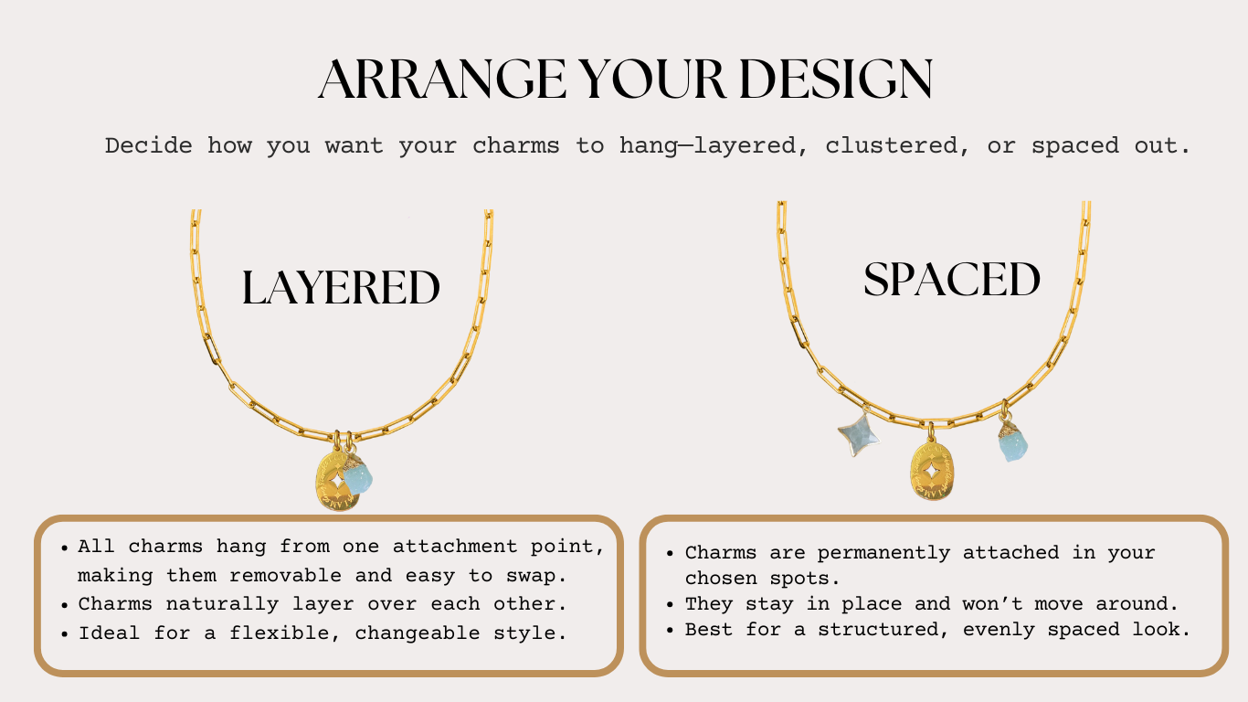 Design your own Charm Necklace - Layer It Jewelry