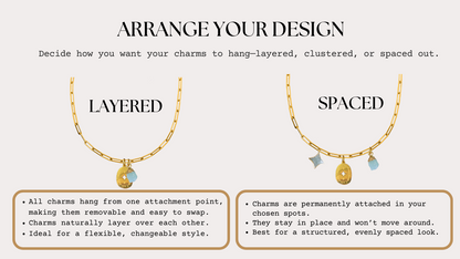 Design your own Charm Necklace - Layer It Jewelry