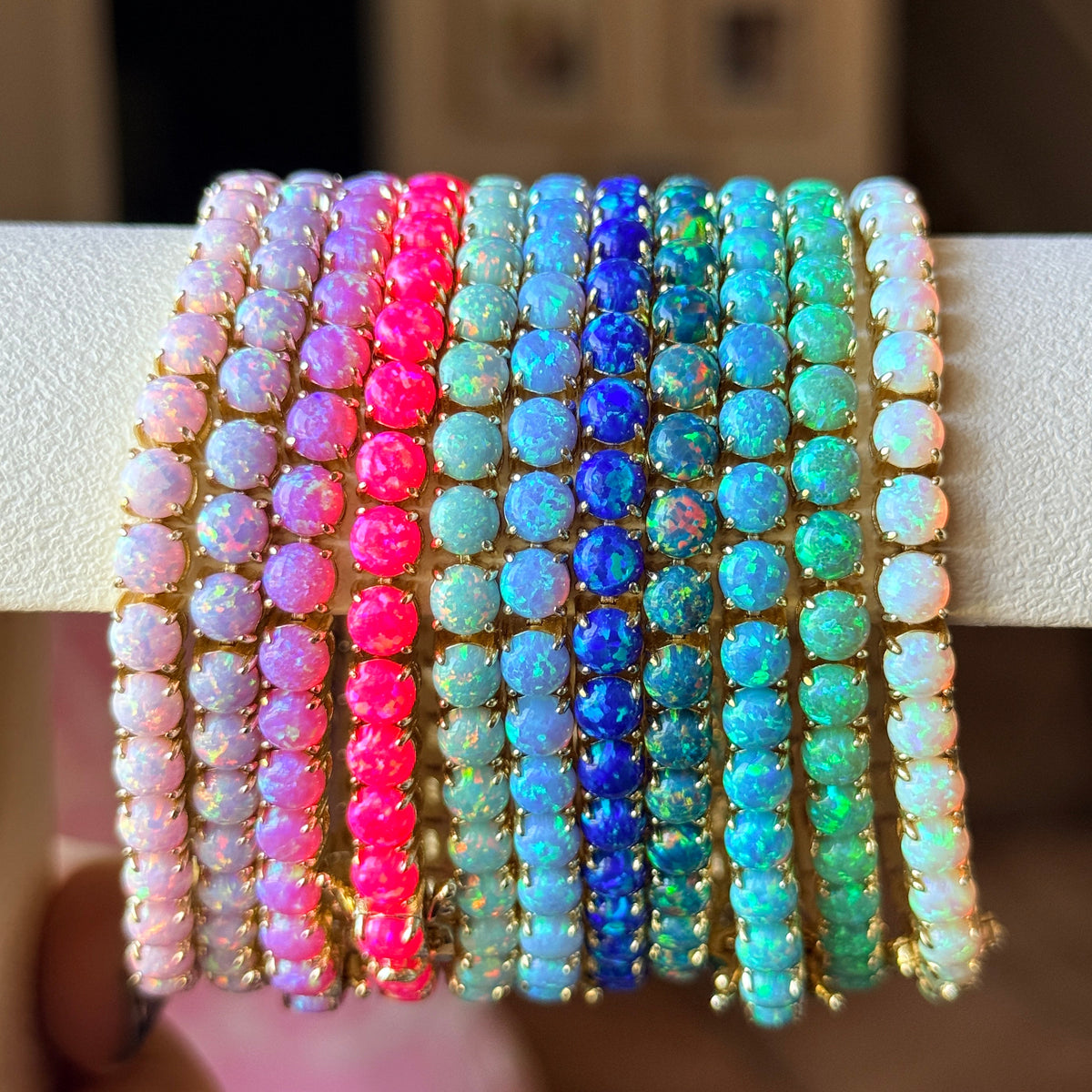 Design Your Own Opal Tennis Bracelet
