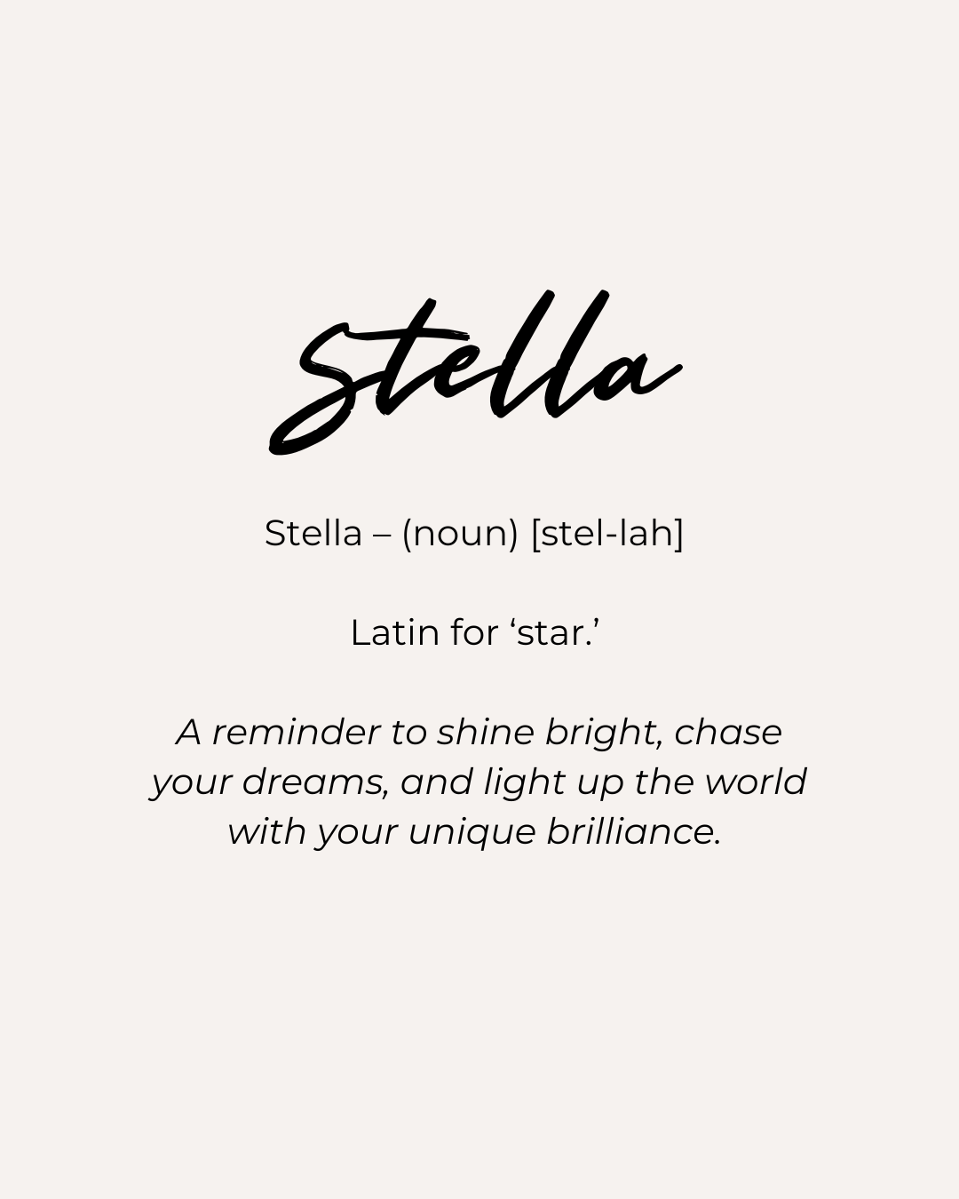 Stella – Starlight Pendant Necklace