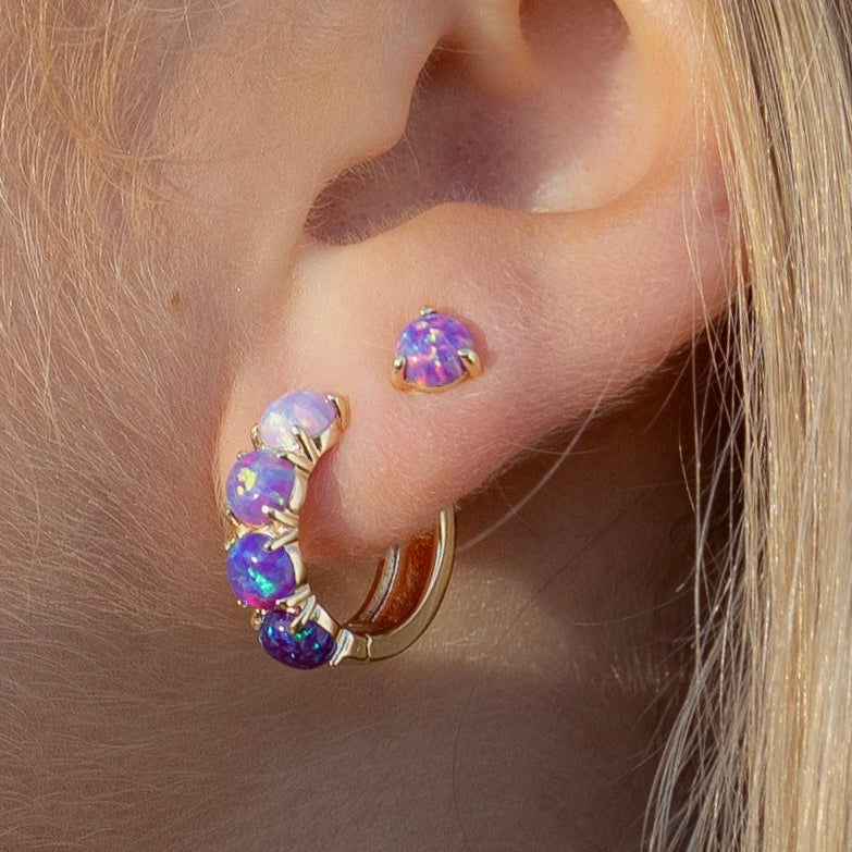 The Lab Opal Stud Earrings