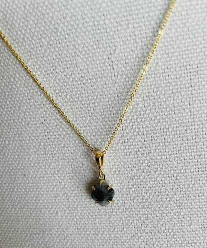 GENUINE Black Labradorite Necklace - Layer It Jewelry
