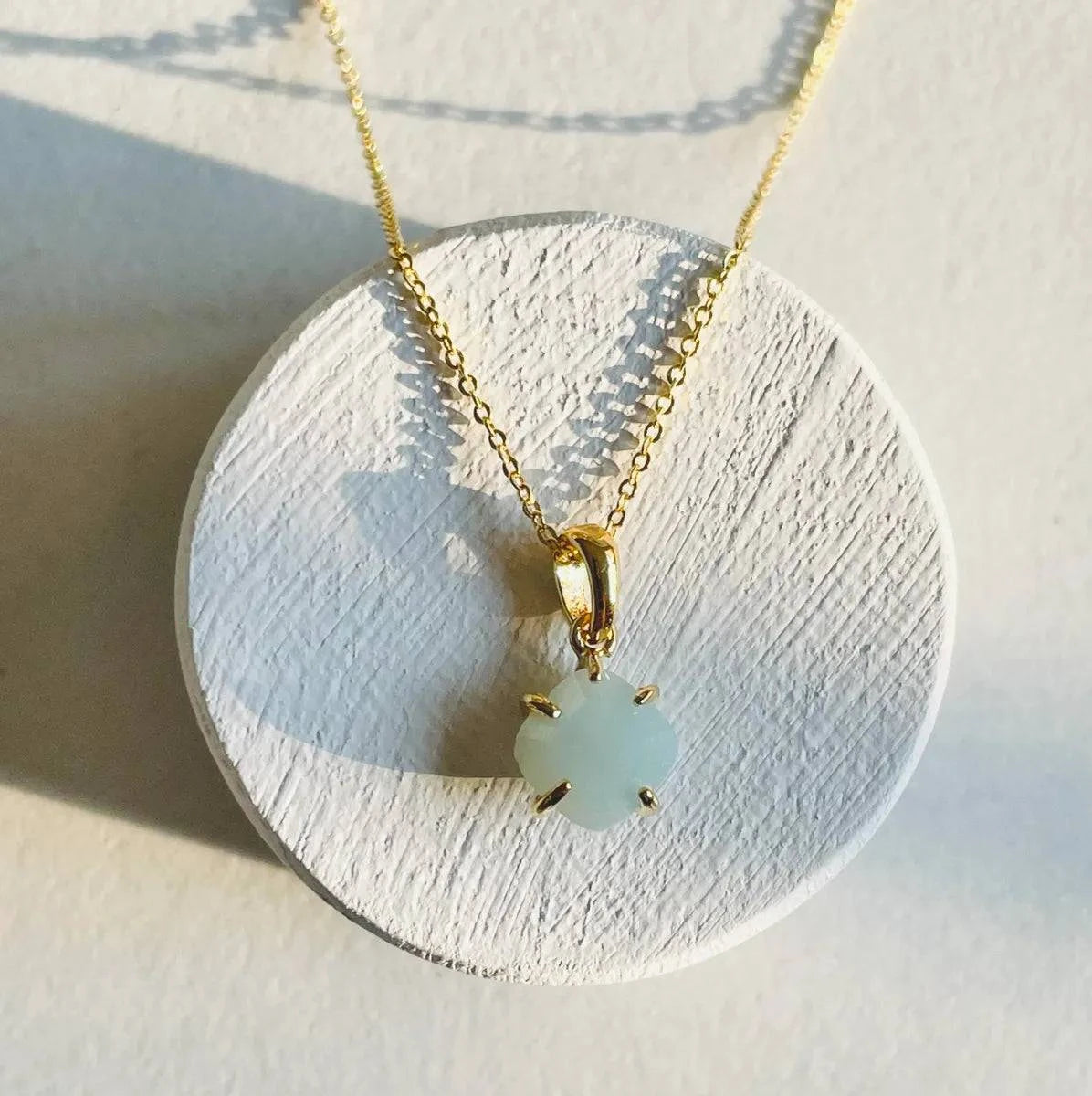 GENUINE Amazonite Necklace - Layer It Jewelry