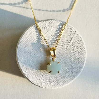 GENUINE Amazonite Necklace - Layer It Jewelry