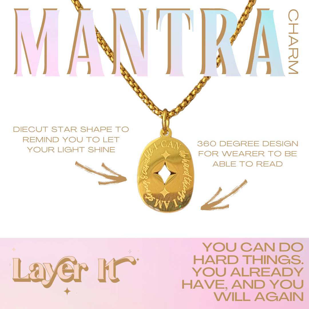 Empowerment Affirmation Necklace ~ I can/I am - Layer It Jewelry