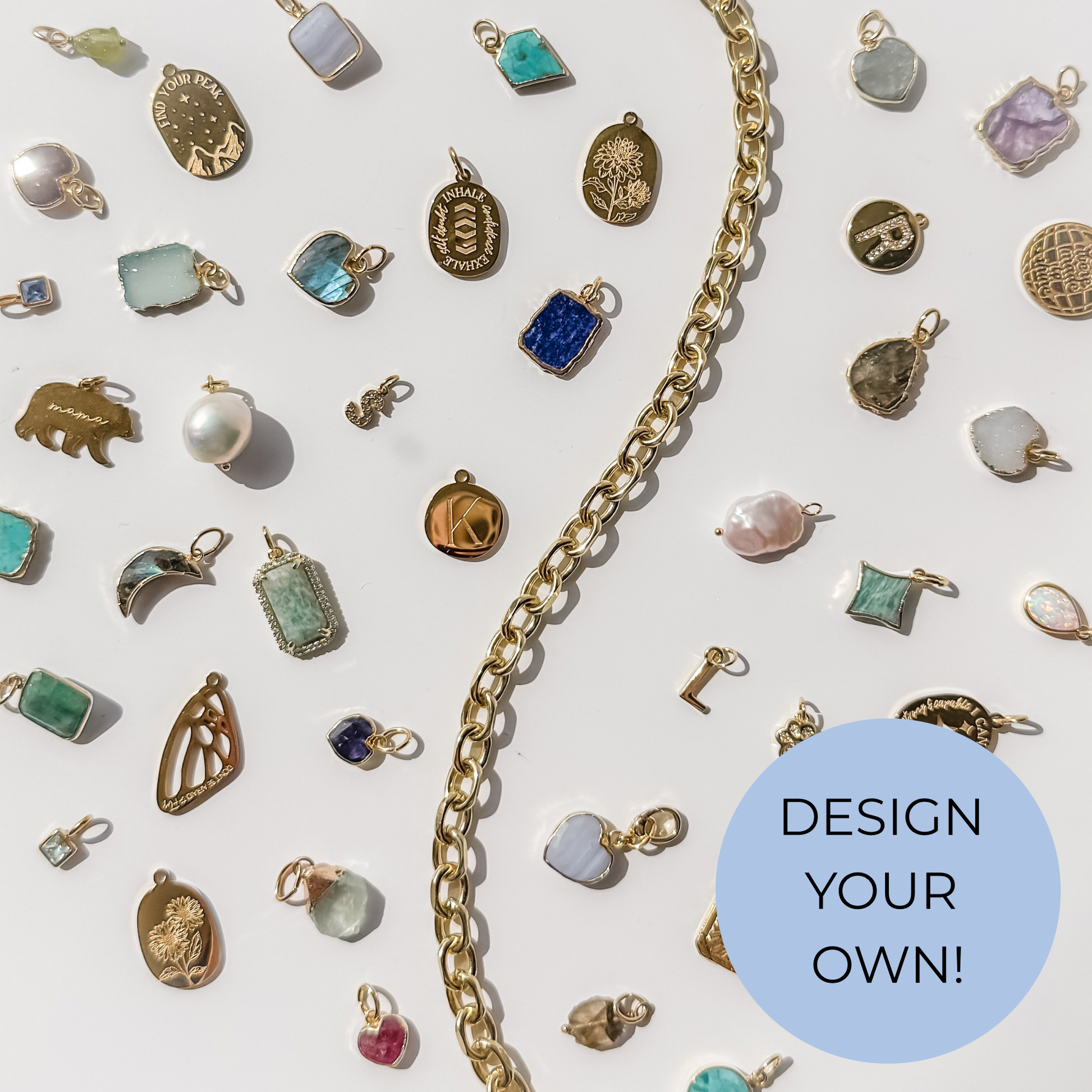 Design your own Charm Necklace - Layer It Jewelry
