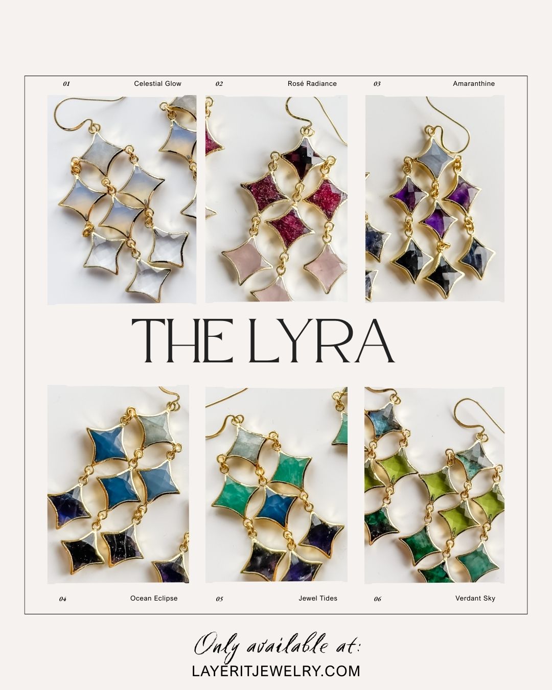 Design Your Own Lyra Earrings - Layer It Jewelry