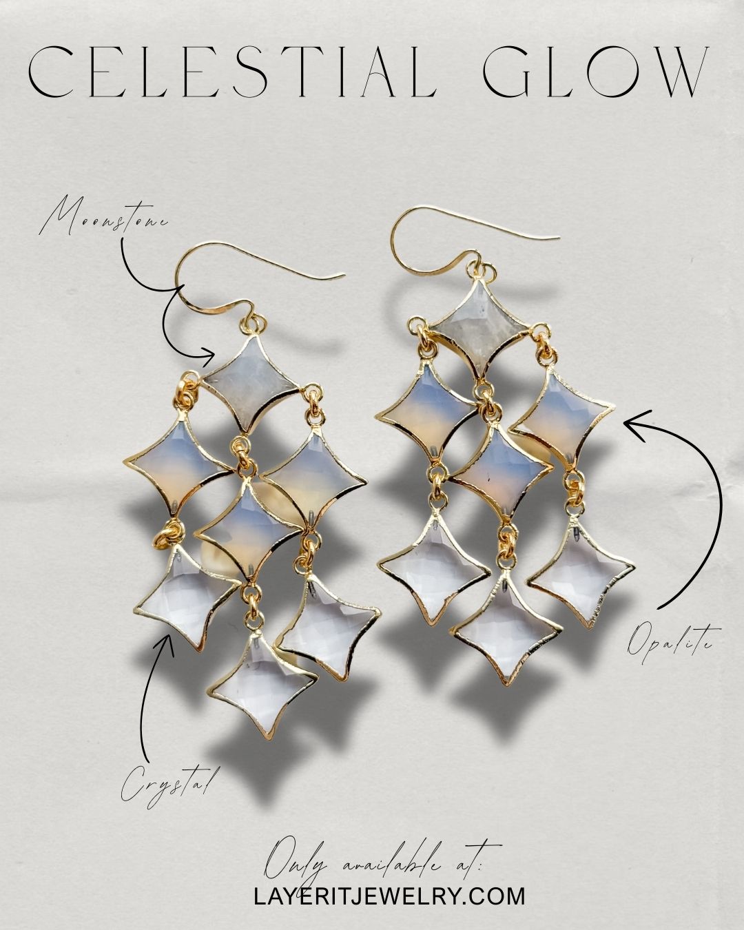 Design Your Own Lyra Earrings - Layer It Jewelry