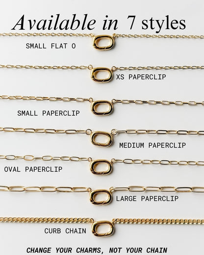 Charm Catcher Necklace – Swappable Charm Jewelry - Layer It Jewelry