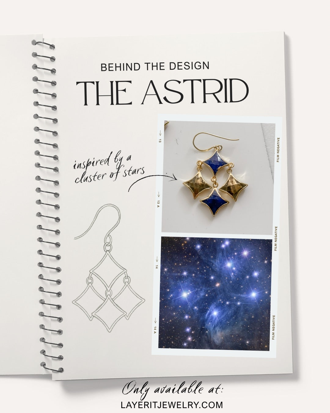 Design Your Own Astrid Earrings - Layer It Jewelry