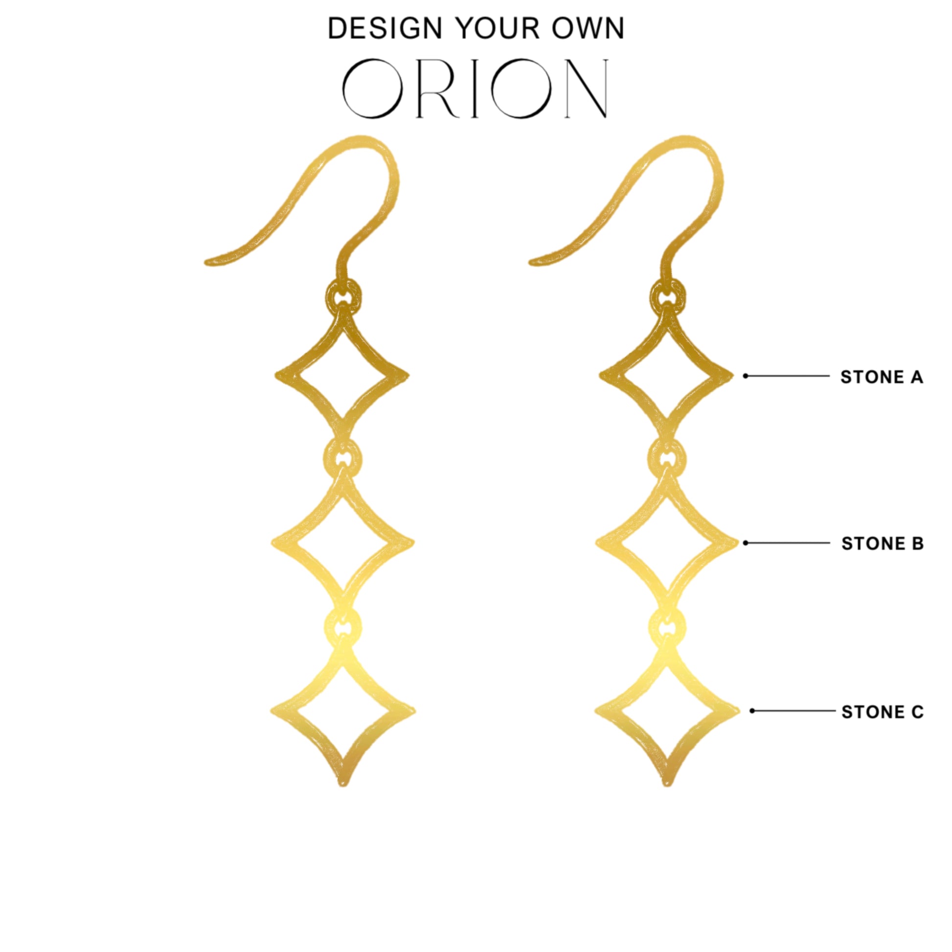 Design Your Own Orion Earrings - Layer It Jewelry