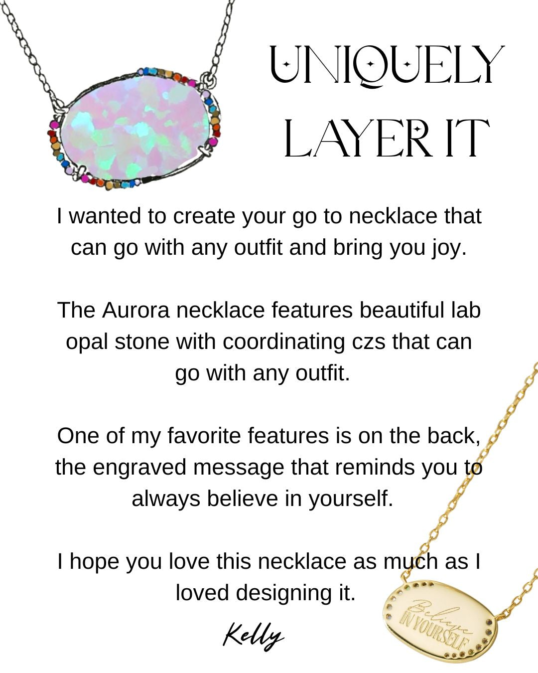 Halo Opal Aurora Necklace