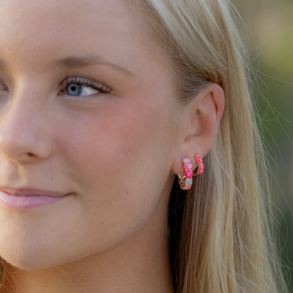 The Opal Hoops ~ Mixes - Layer It Jewelry