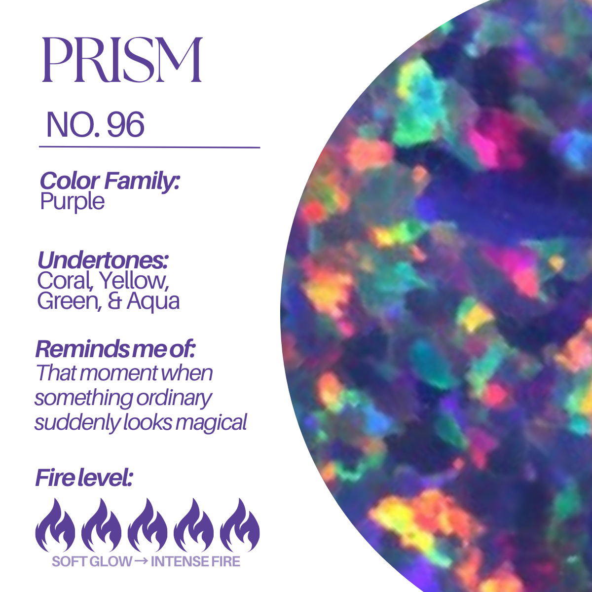 The Purple Lab Opal Hoops - Layer It Jewelry