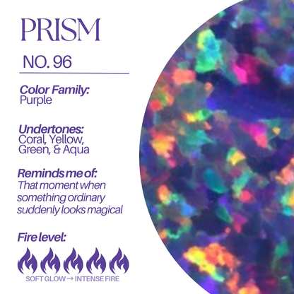 The Purple Lab Opal Hoops - Layer It Jewelry