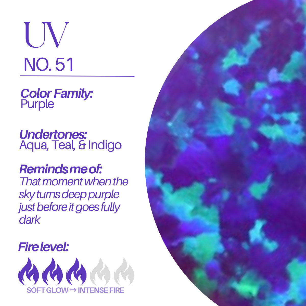 The Purple Lab Opal Hoops - Layer It Jewelry