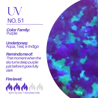 The Purple Lab Opal Hoops - Layer It Jewelry