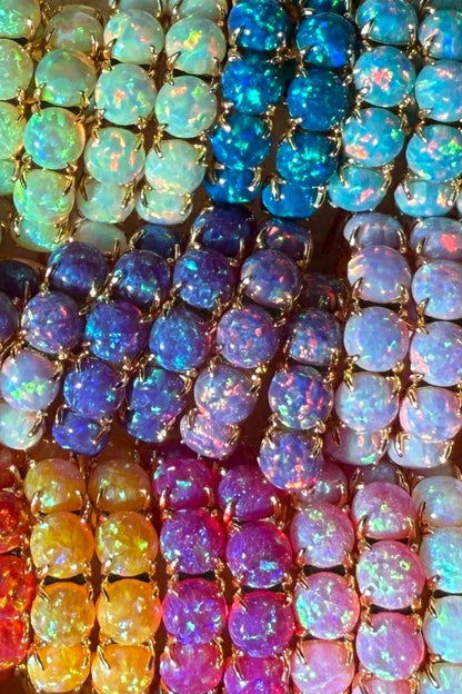 The Opal Hoops - Layer It Jewelry