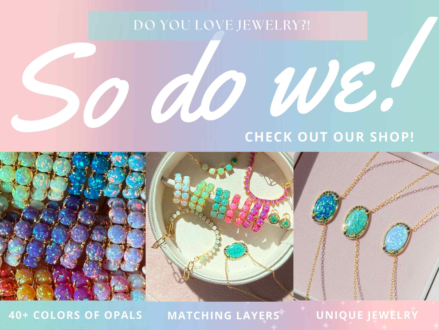 The Lab Opal Hoops | Available in 40+ Colors - Layer It Jewelry