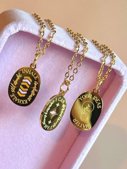 Empowerment Mantra Necklace
 ~ Your Ideas - Layer It Jewelry