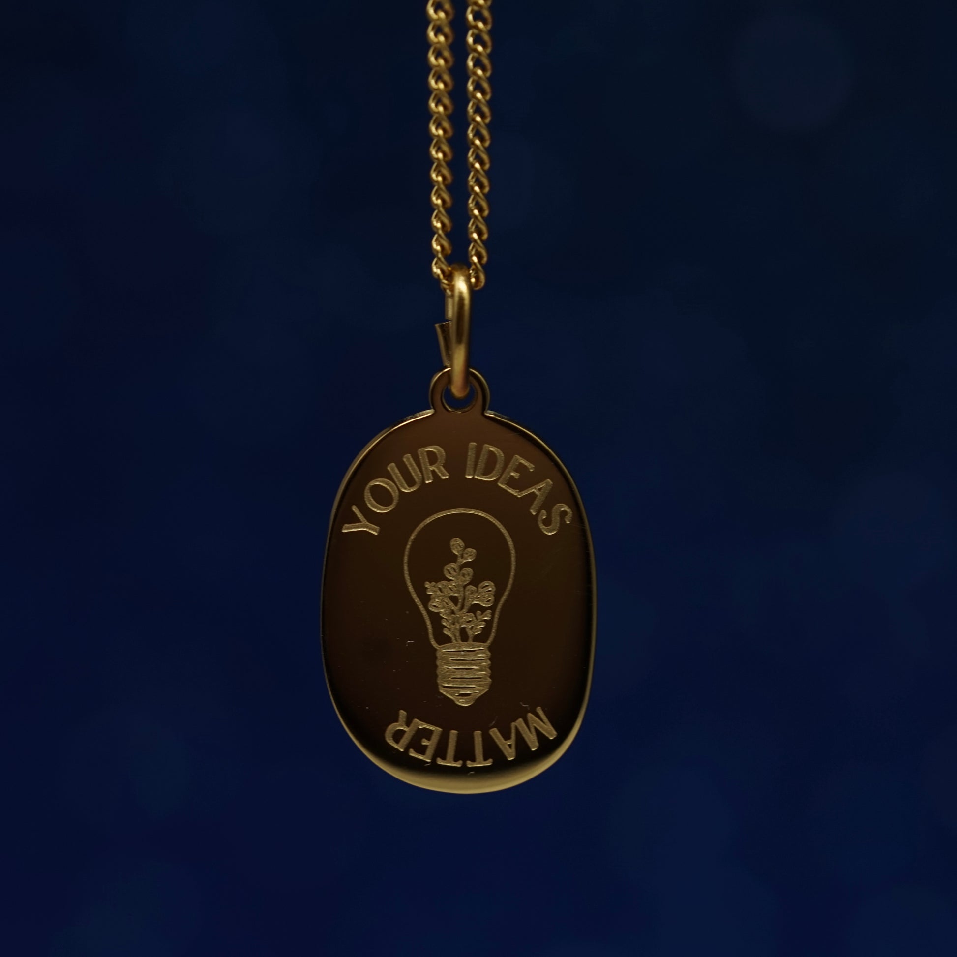 Your Ideas matter Affirmation Necklace - Layer It Jewelry