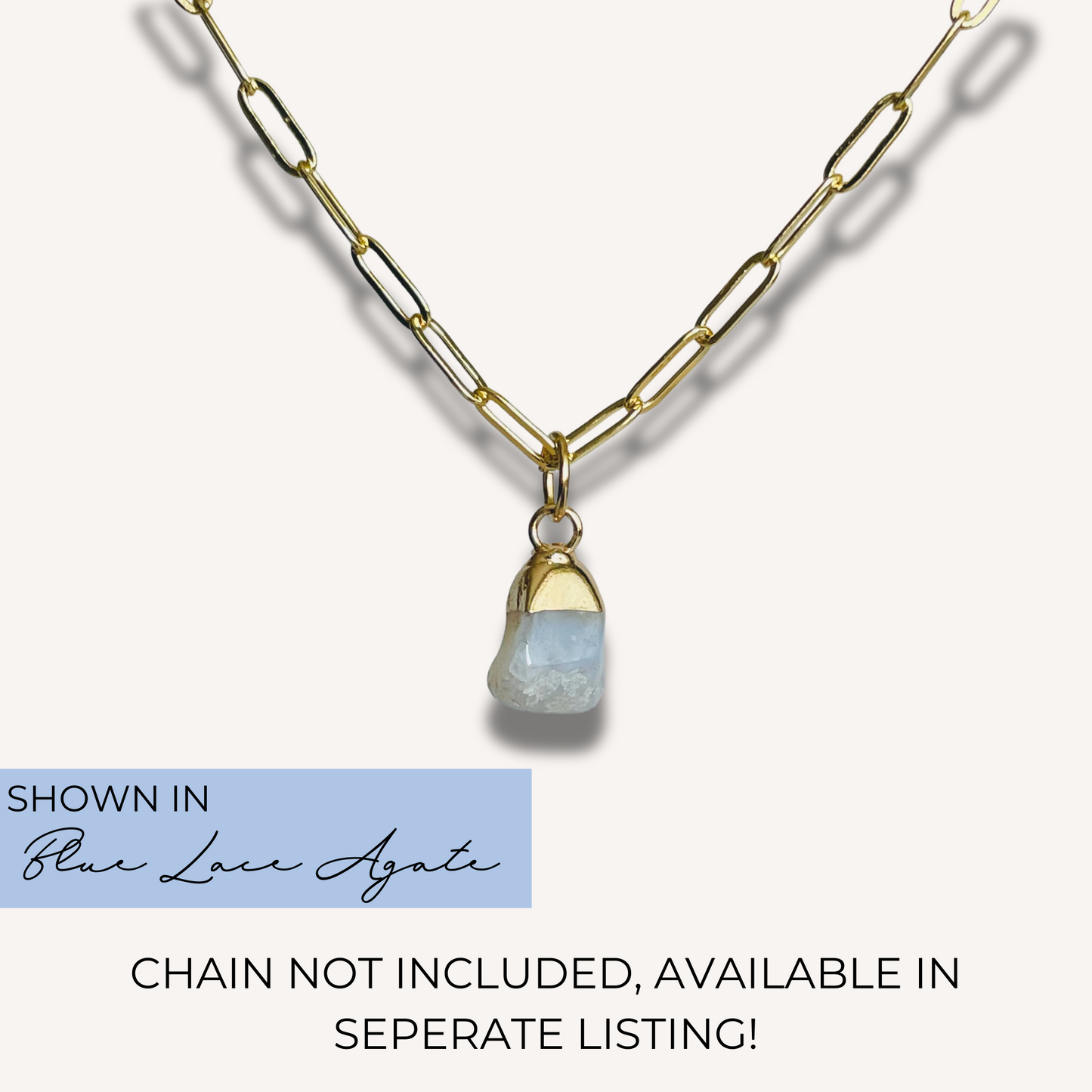 Gemstone Nugget Charms