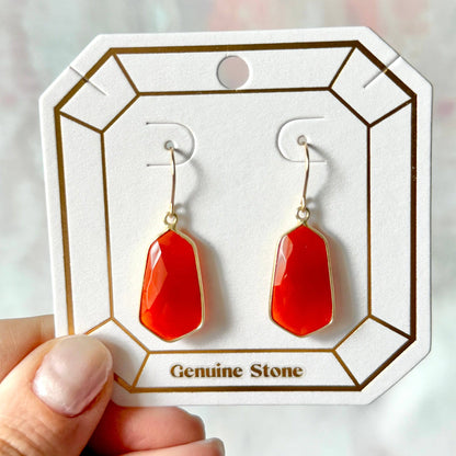 Lightweight Gemstone Lydia Earrings - Layer It Jewelry