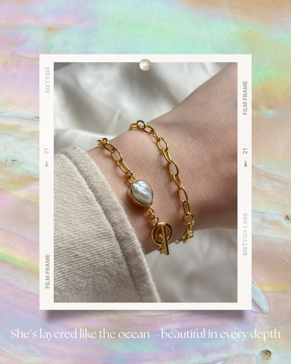 Pearl Wrap Bracelet - Layer It Jewelry