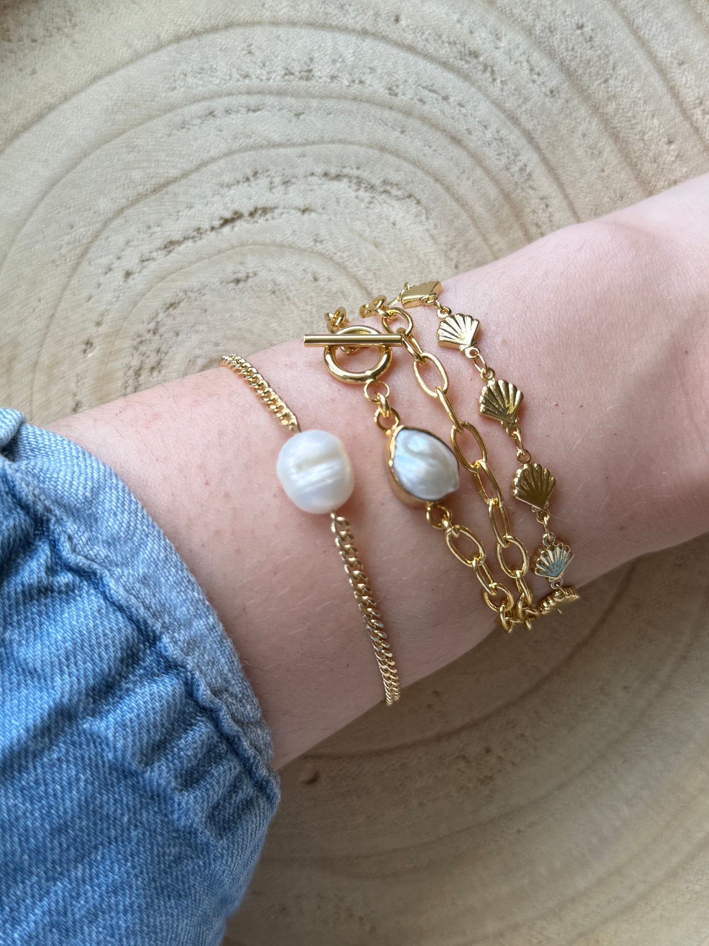 Pearl Chain Bracelet - Layer It Jewelry