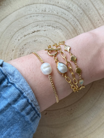 Pearl Chain Bracelet - Layer It Jewelry