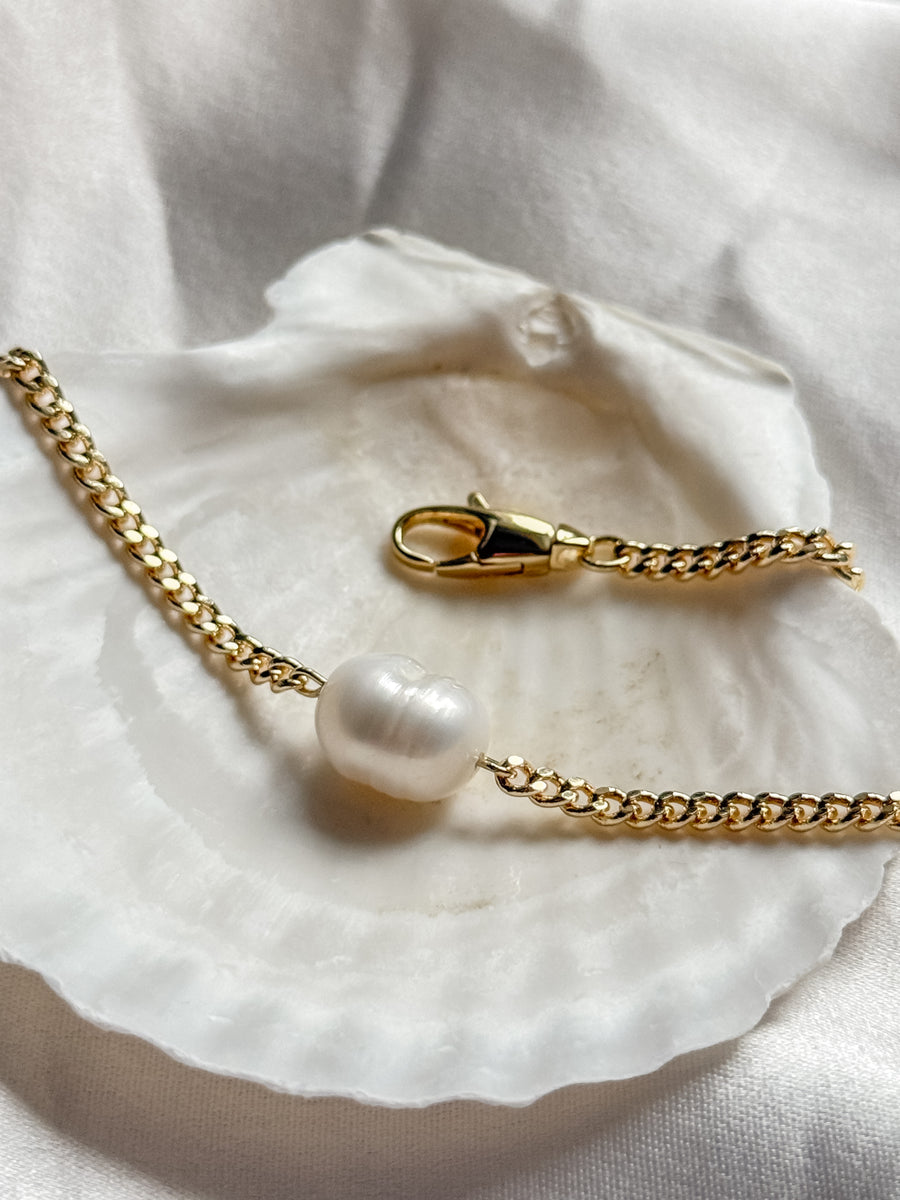 Pearl Chain Bracelet