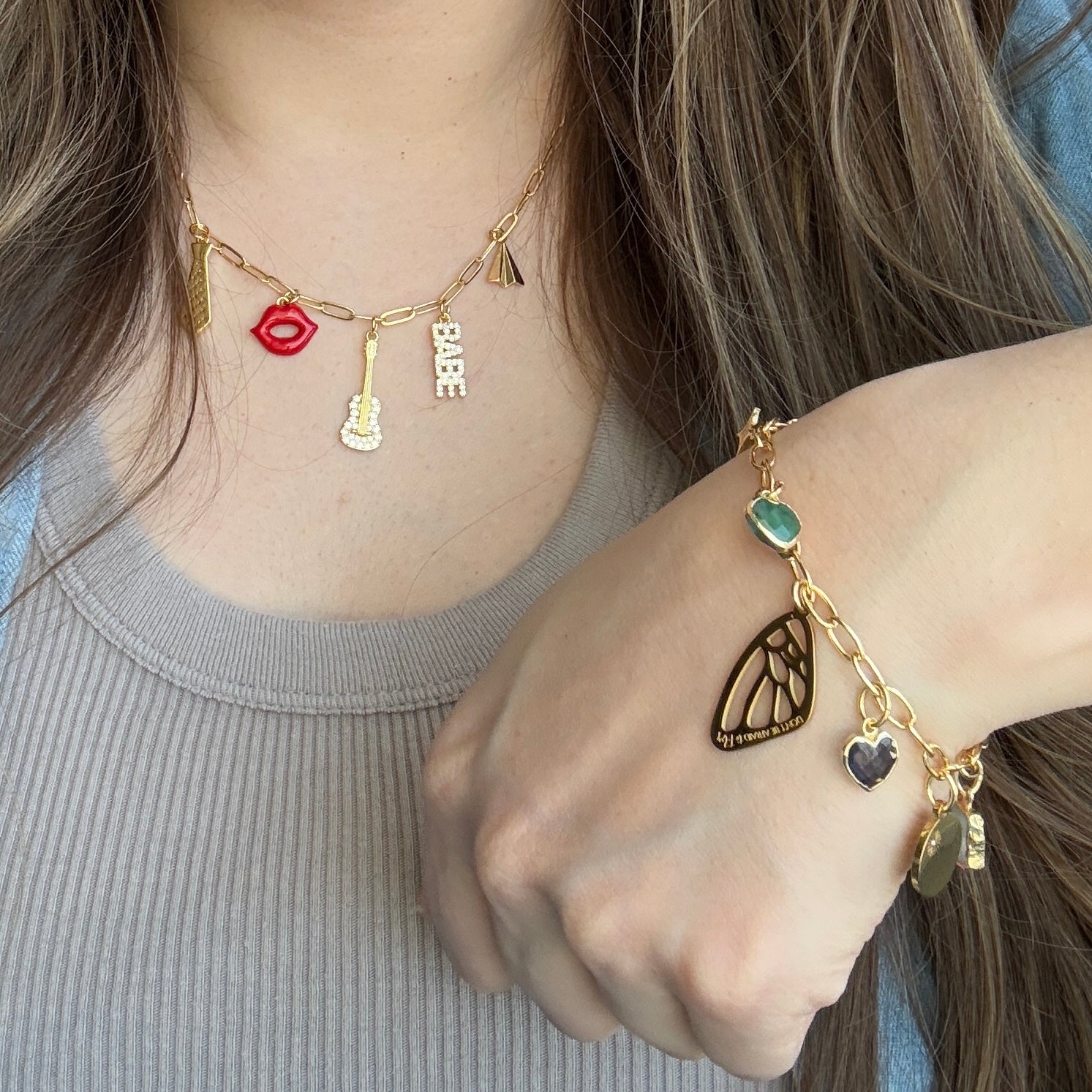 Personalized Charm Bracelet - Layer It Jewelry