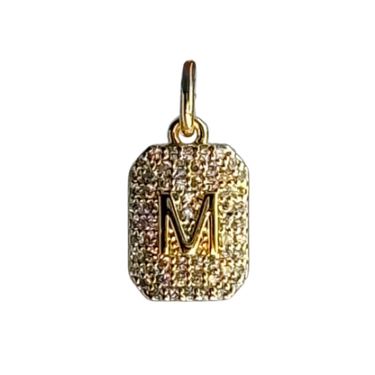 CZ Initial Charm - Layer It Jewelry