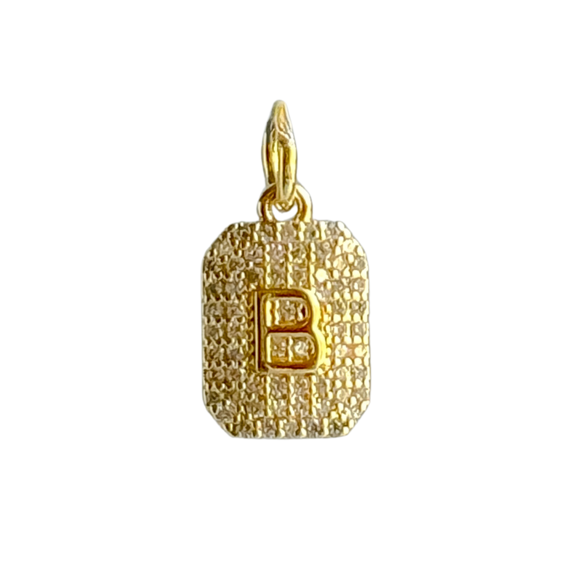 CZ Initial Charm - Layer It Jewelry