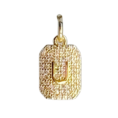 CZ Initial Charm - Layer It Jewelry