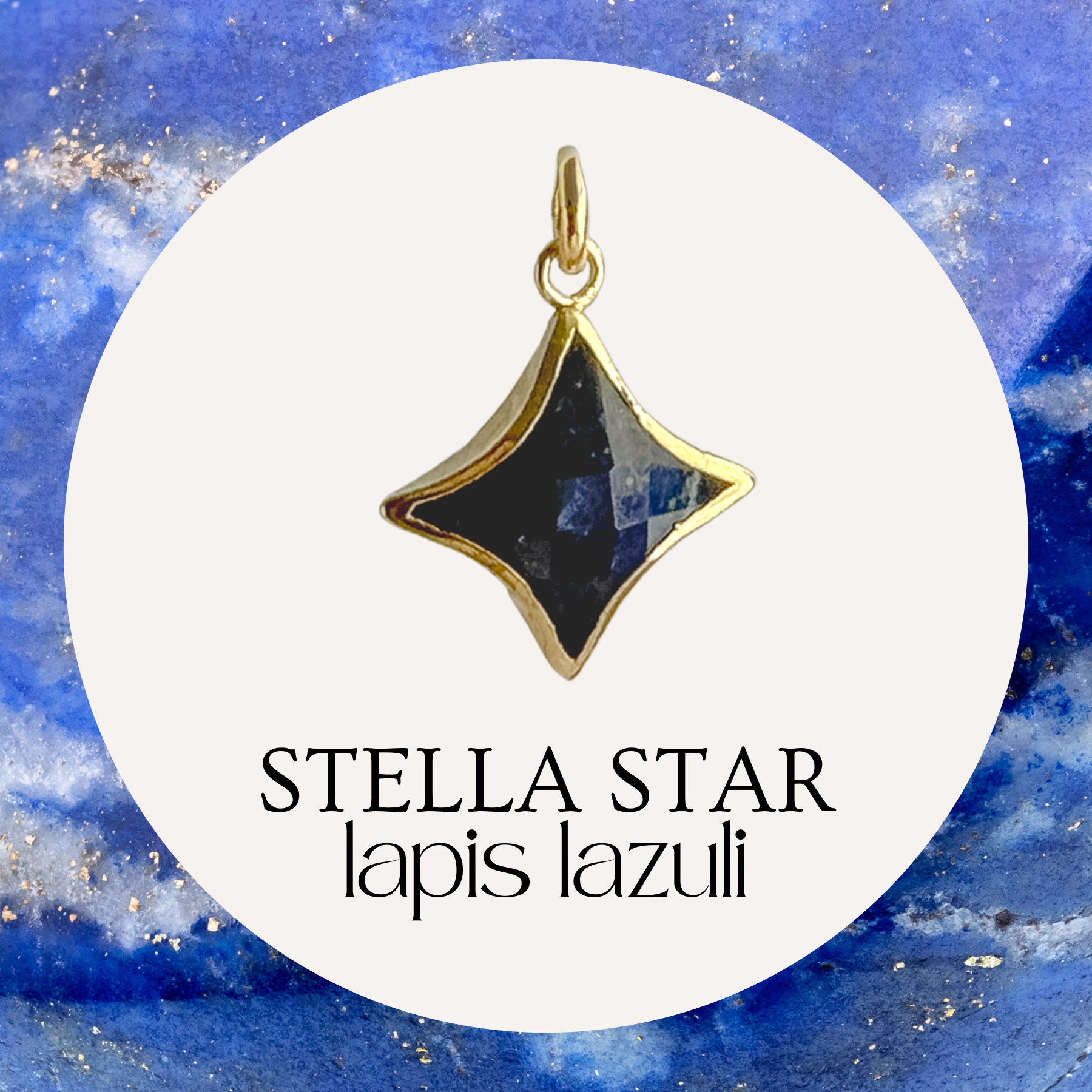 Stella Star Gemstone Charm - Layer It Jewelry