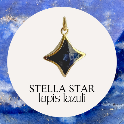 Stella Star Gemstone Charm - Layer It Jewelry