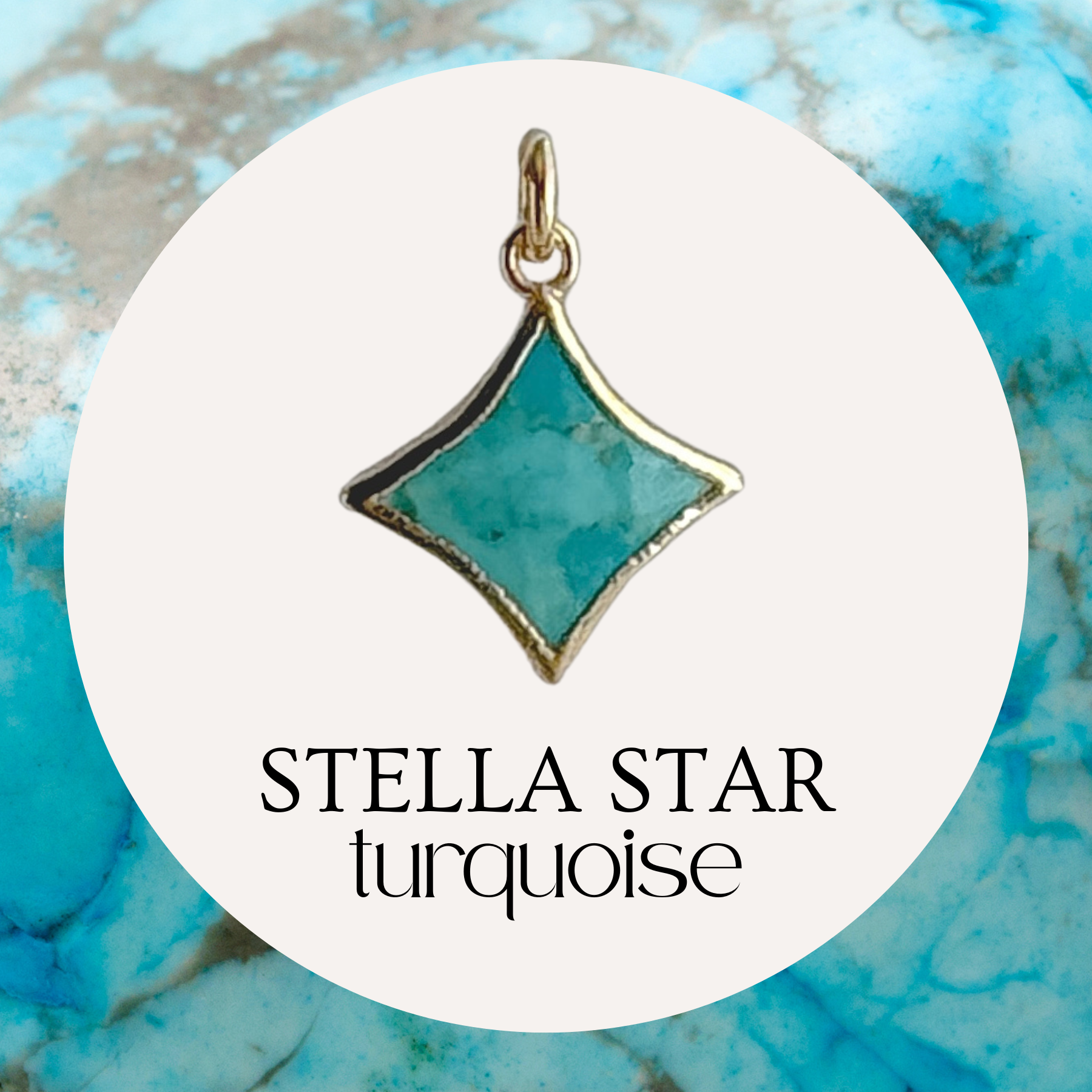 Stella Star Gemstone Charm - Layer It Jewelry