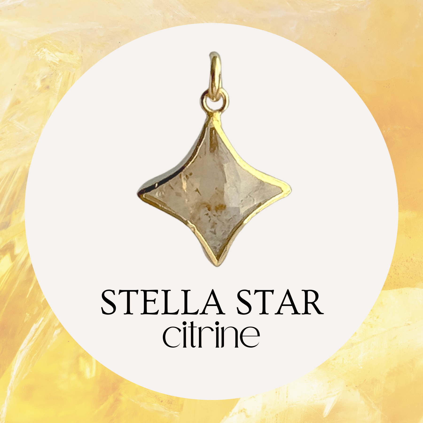 Stella Star Gemstone Charm - Layer It Jewelry